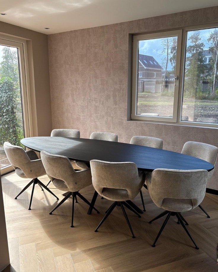 Recent Dutch Studio oak table project 4
