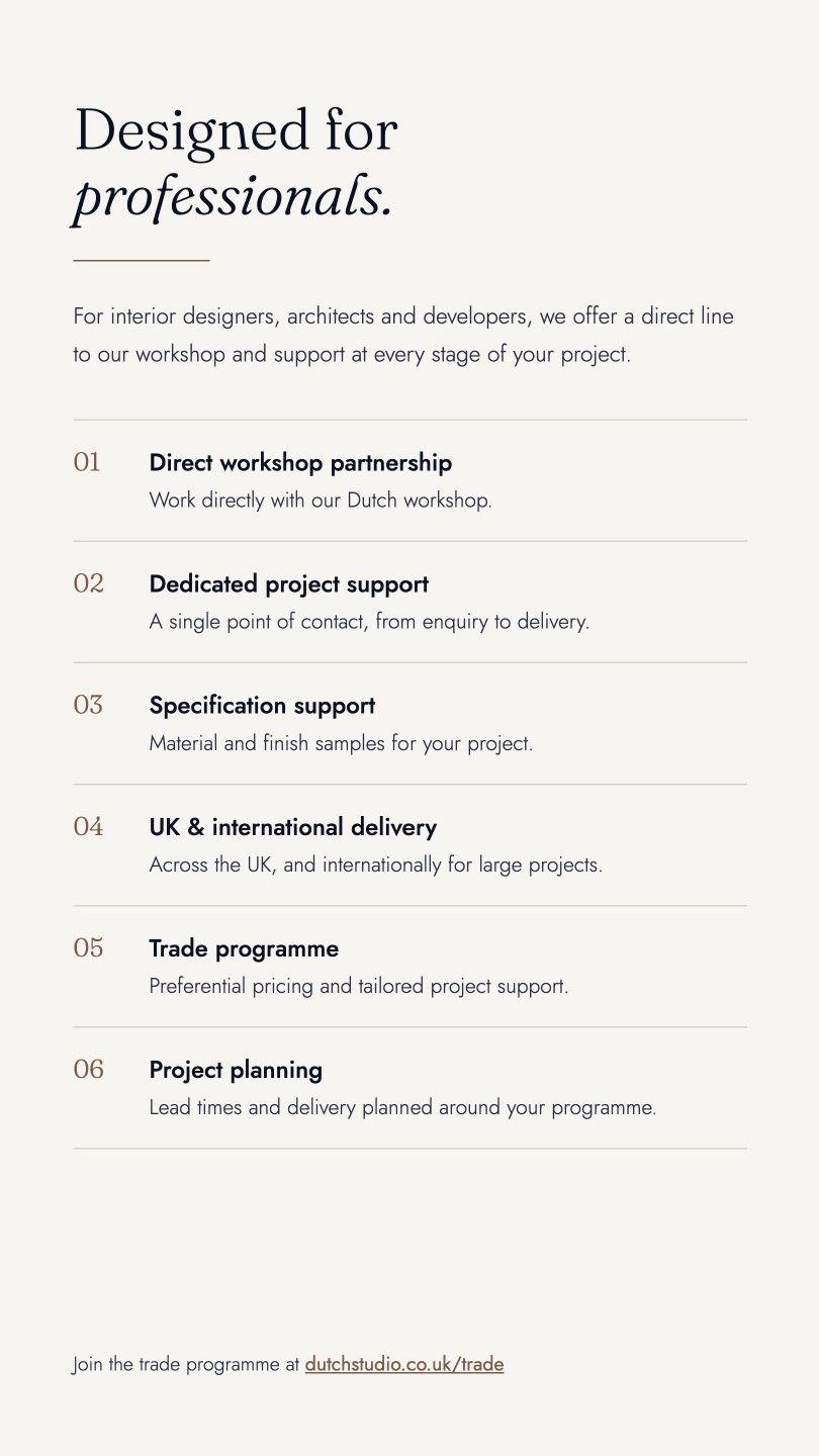 Dutch Studio Lookbook 2026 — page 13