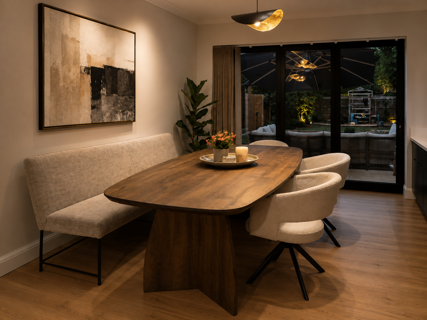 Forma dining table — Soft Danish oval dining tables