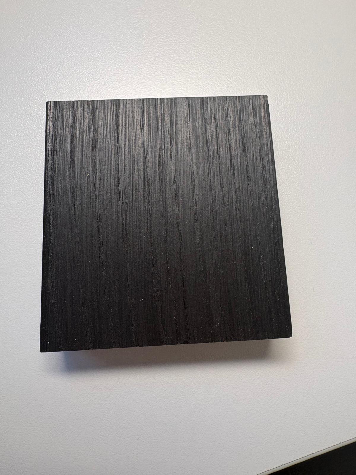 Black Mat oak finish sample