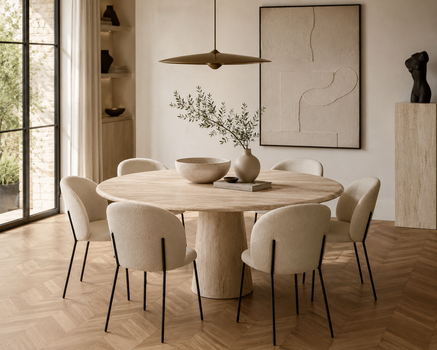Orb dining table — Contemporary round dining tables
